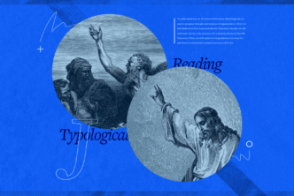 An image of Job and Christ to illustrate the concept of reading Job typologically.