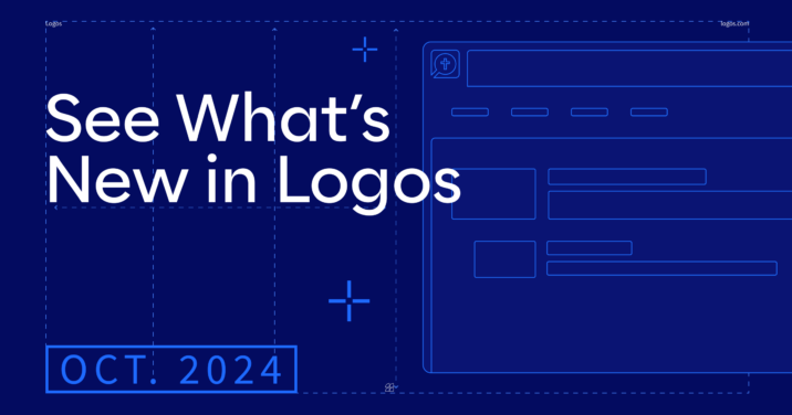 An feature image that reads See Whats New in Logos and October 2024