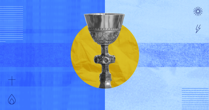 a chalice , commonly used by Anglicans and Episcopalians